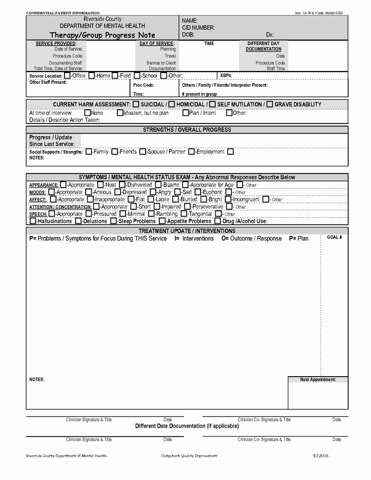 Counseling Case Notes Template Best Of Free Case Note Templates