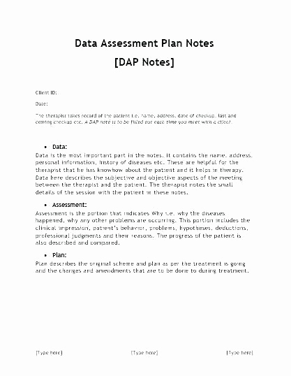 Counseling Case Notes Template Inspirational Dap Notes Example – Laustereo