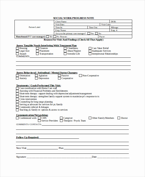 Counseling Case Notes Template New therapy Notes Template – Emmamcintyrephotography