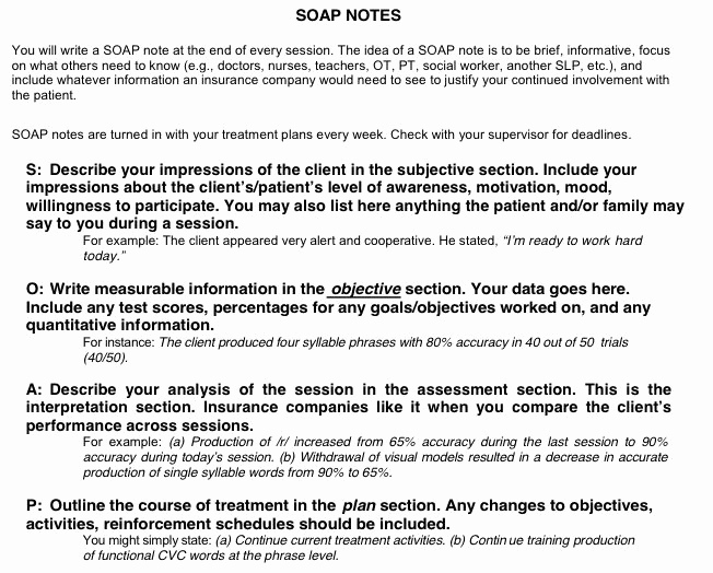 Counseling soap Note Template Elegant Pin On Pfh therapy tools