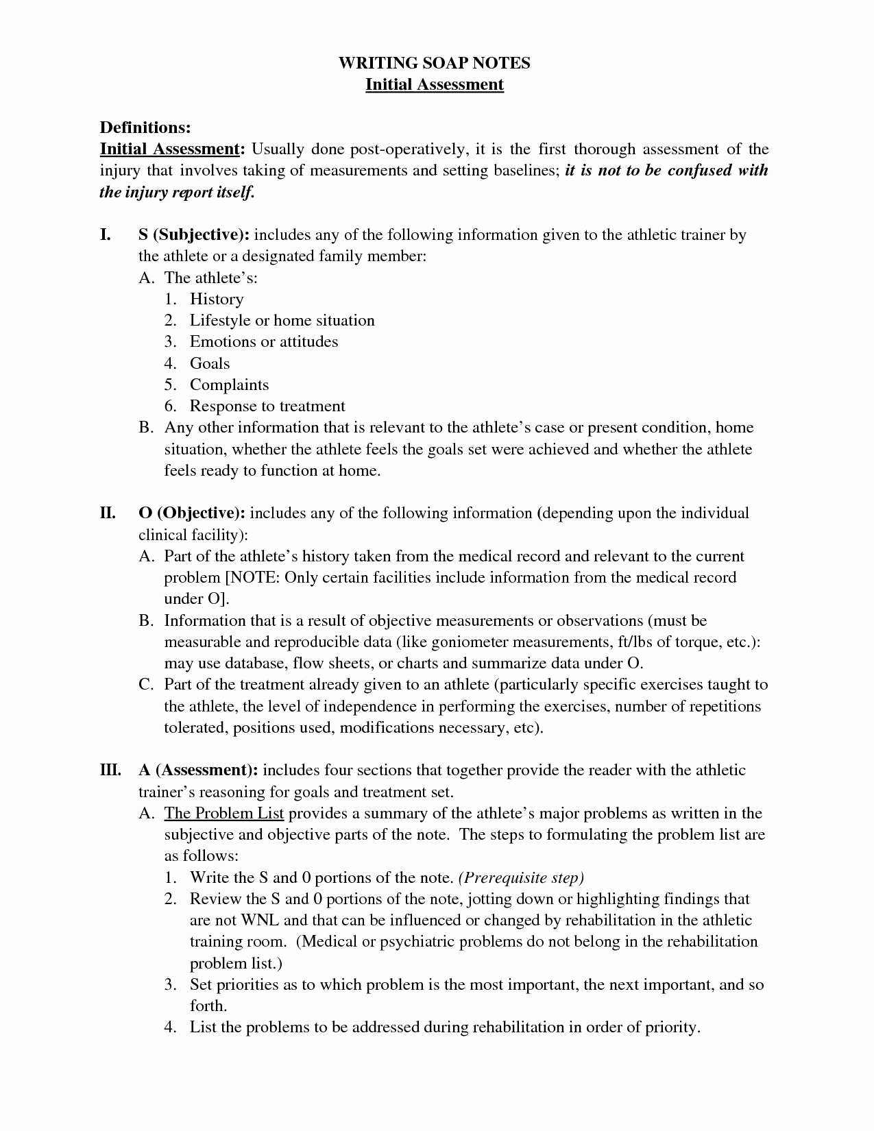 Counseling soap Note Template Inspirational Otcats Occupational therapy Critically