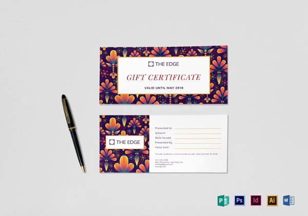 Cruise Gift Certificate Template Elegant 9 Travel Gift Certificate Templates Doc Pdf Psd