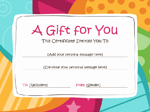 Custom Gift Certificate Template Awesome 83 Creative Custom Certificate Word Psd Ai Design