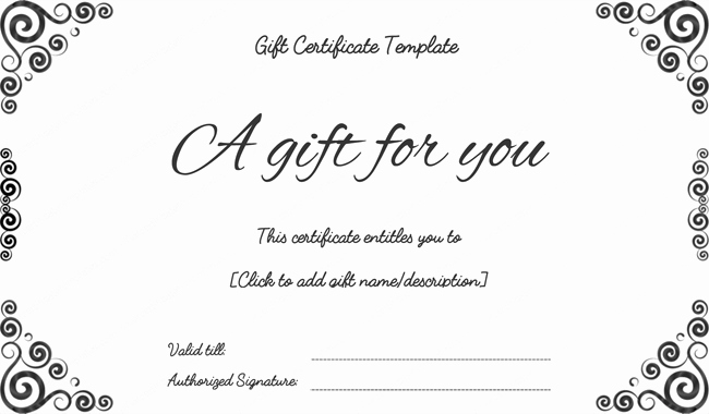 Custom Gift Certificate Template Beautiful Bussiness Gift Certificate Template T Certificate