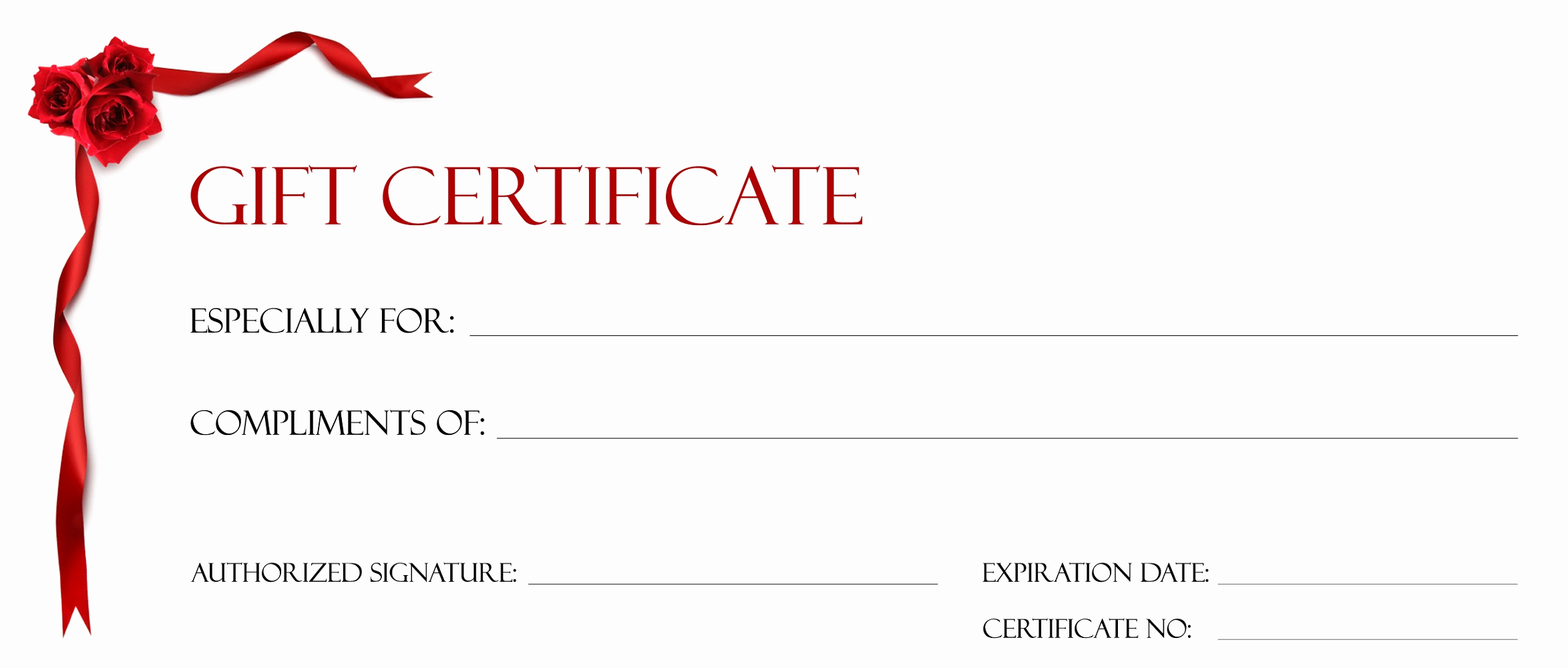 Custom Gift Certificate Template Free Fresh Gift Certificate Templates to Print