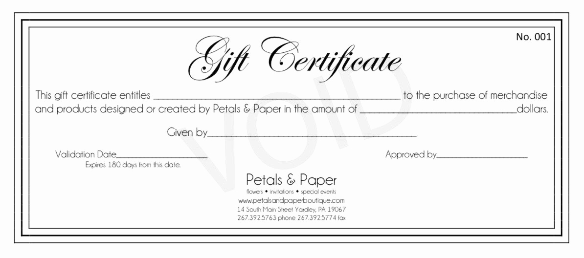 Custom Gift Certificate Template Free Unique Free Printable T Certificate Templates