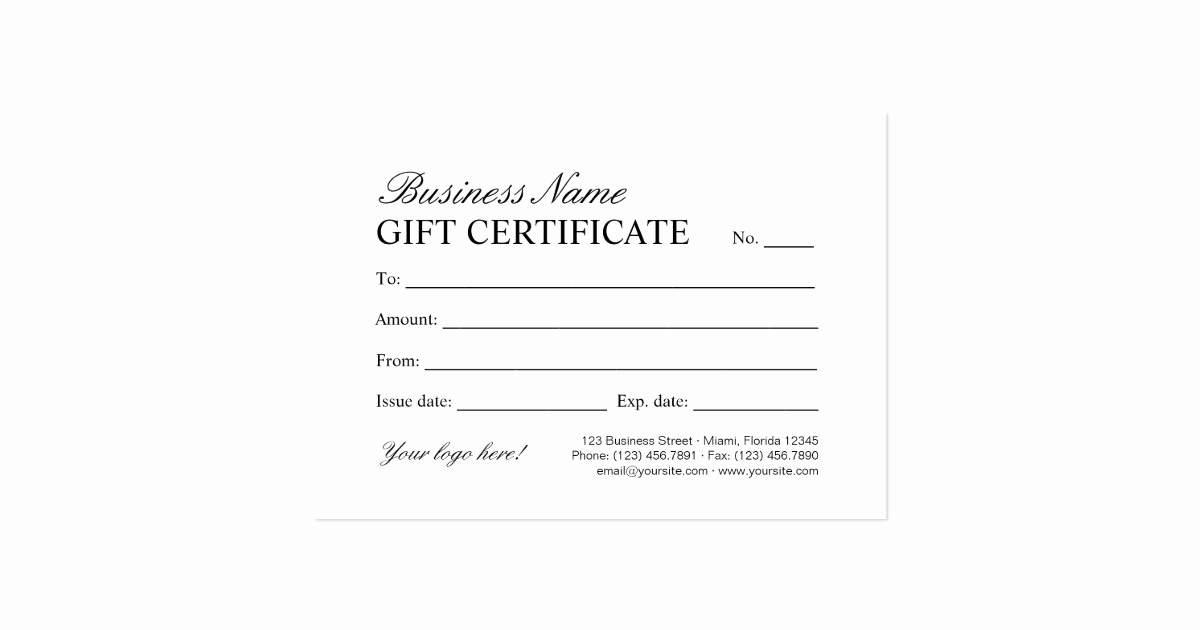 Custom Gift Certificate Template Lovely Vintage Store &amp; Boutique Gift Certificate Template