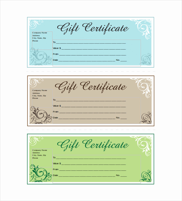 Custom Gift Certificate Template Luxury 19 Business Gift Certificate Templates Word Psd Ai