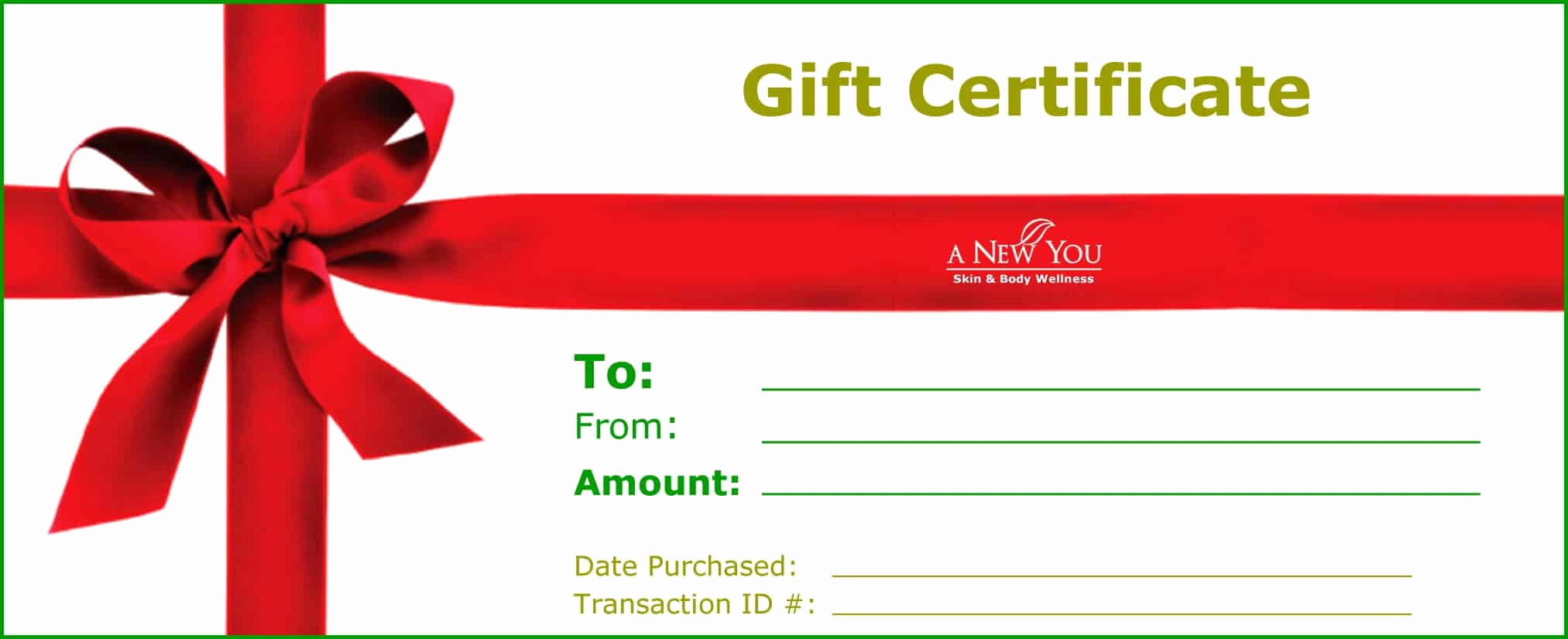 Custom Gift Certificate Template New 18 Gift Certificate Templates Excel Pdf formats