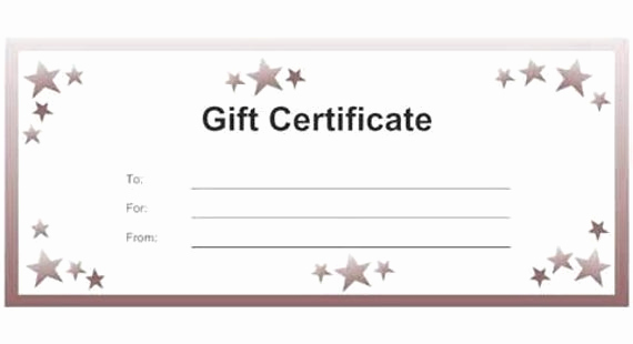 Custom Gift Certificate Template New Items Similar to 50 00 Gift Certificate for Custom Wood