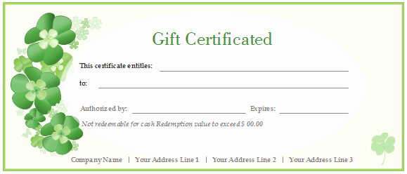 Customizable Gift Certificate Template Awesome Free Gift Certificate Templates Customizable and Printable