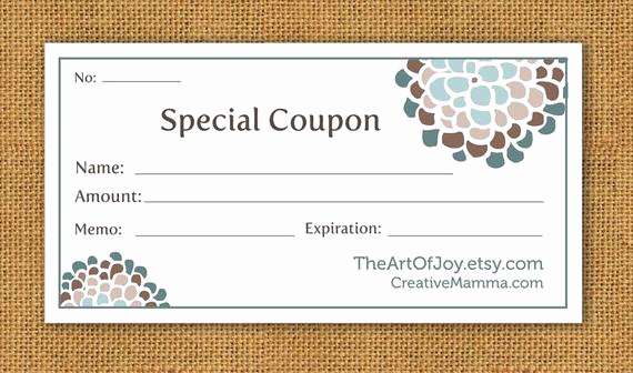 Customizable Gift Certificate Template Beautiful Items Similar to Printable Customizable Gift Certificate