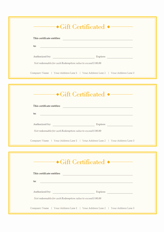 Customizable Gift Certificate Template Best Of A Free Customizable T Voucher Template is Provided to