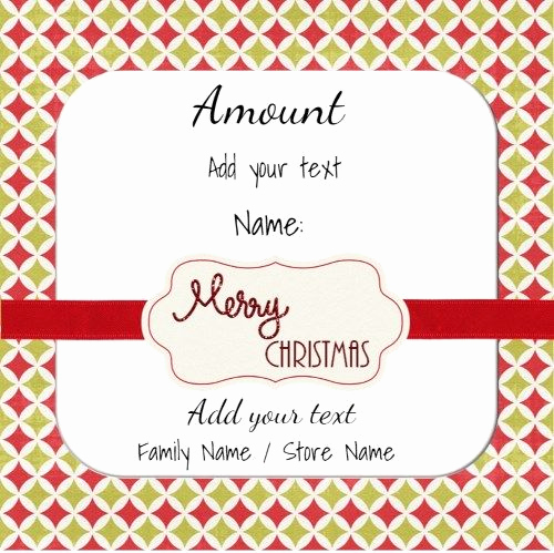 Customizable Gift Certificate Template Fresh 17 Best Images About Christmas Gift Certificates On