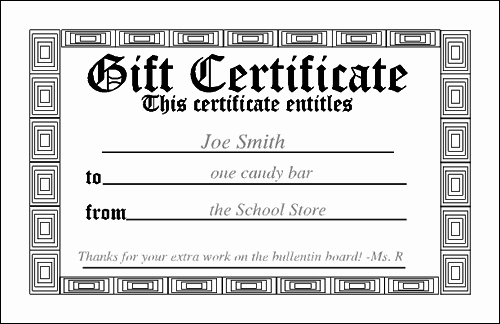 Customizable Gift Certificate Template Inspirational T Free Customizable Printable Certificates