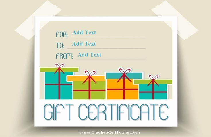 Customizable Gift Certificate Template New Free Gift Certificate Templates You Can Customize