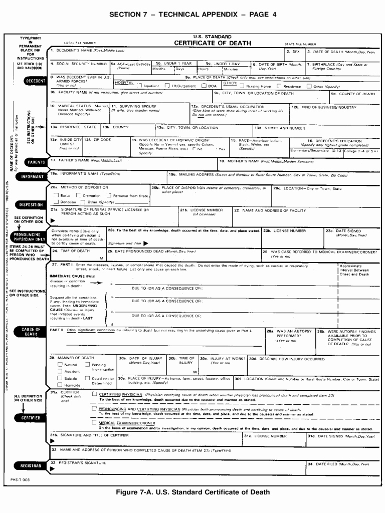 Death Certificate Template Word Best Of Death Certificate form 5 Free Templates In Pdf Word