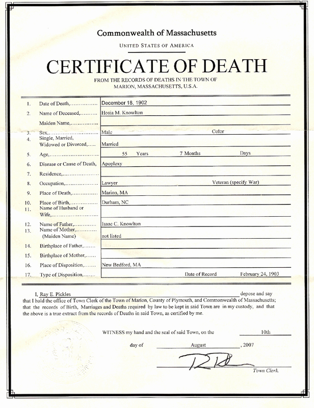 Death Certificate Template Word Inspirational August 2007