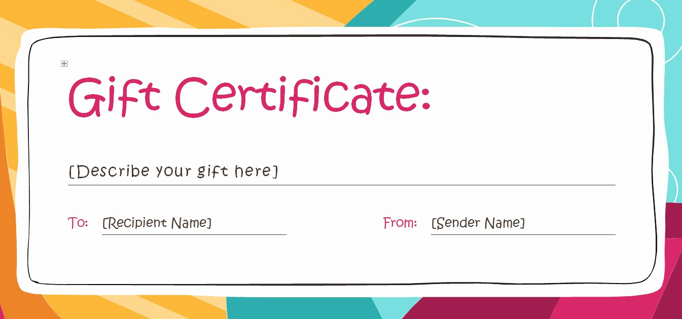 Dental Gift Certificate Template Elegant Dental Gift Certificate Template