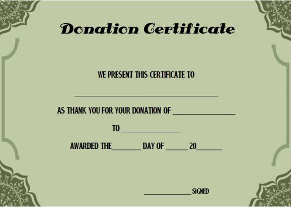 Dental Gift Certificate Template Inspirational 22 Best Donation Certificate Templates Images On Pinterest