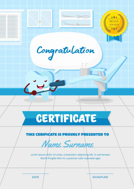 Dental Gift Certificate Template New Royalty Free Pediatric Dentistry Clip Art Vector