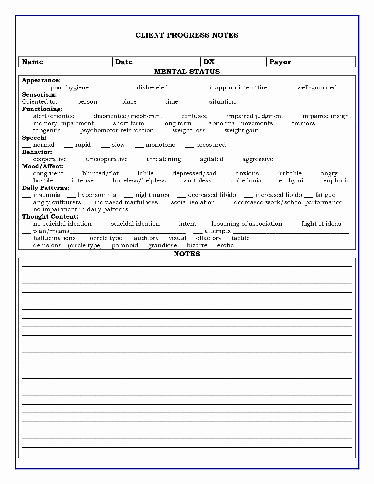 Dental Progress Notes Template Best Of Progress Note Template