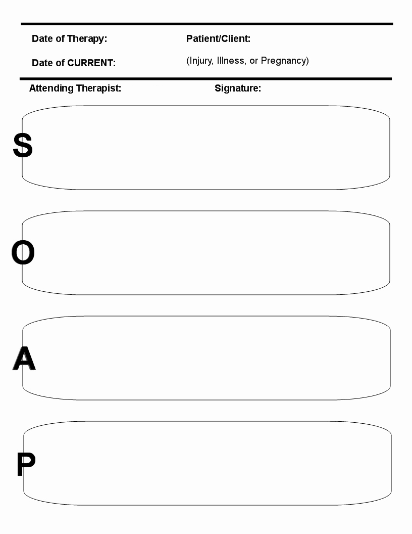 Dental Treatment Notes Template Beautiful Best S Of soap Note Template Acupuncture soap Note