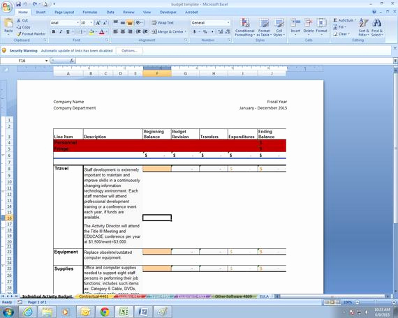 Department Budget Template Excel Lovely Items Similar to Higher Education Department Bud Excel