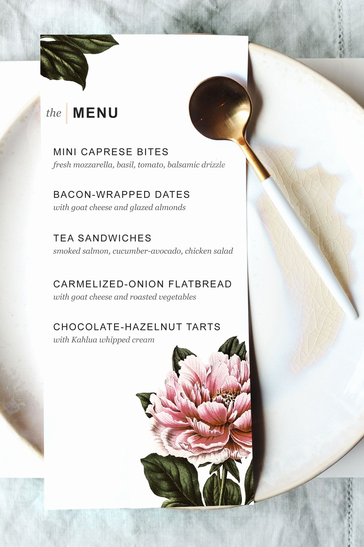 Dinner Menu Template Free Best Of Printable Dinner Party Menu Template