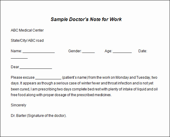 Doctor Excuse Note Template Best Of 12 Printable Fake Doctors Excuse Slips