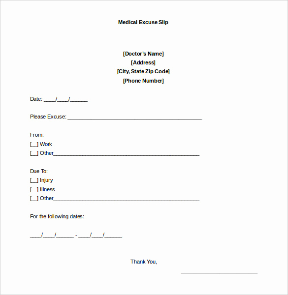 Doctor Note Template for Work Best Of 22 Doctors Note Templates Free Sample Example format