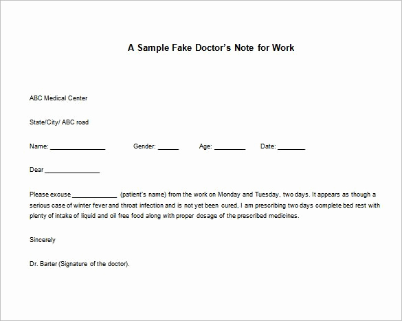 Doctor Note Template for Work Elegant 24 Best Doctors Note for Work Images On Pinterest