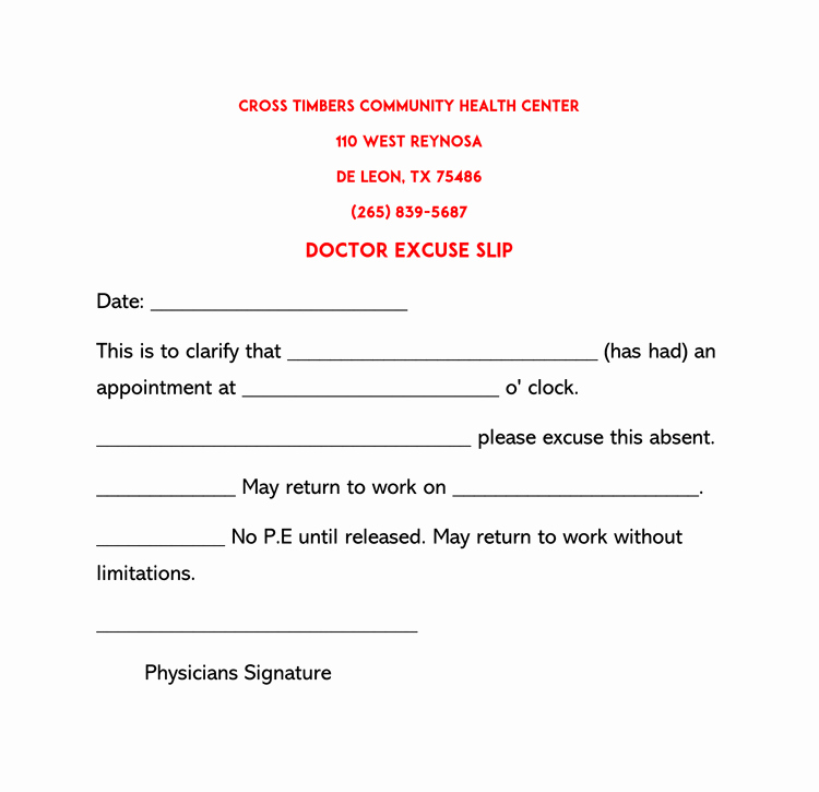 Doctors Note for Work Template Unique 36 Free Fill In Blank Doctors Note Templates for Work