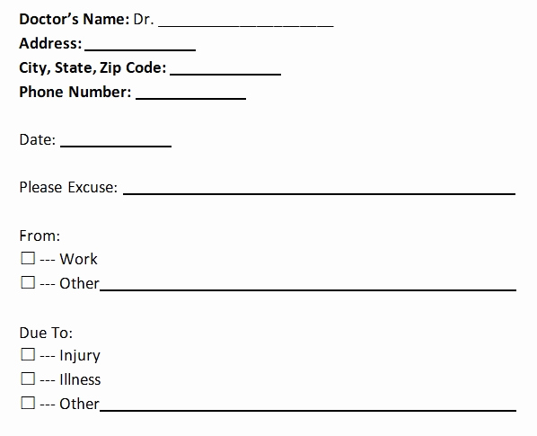 Doctors Note Template Word Beautiful Editable Minute Clinic Doctors Note Template Word