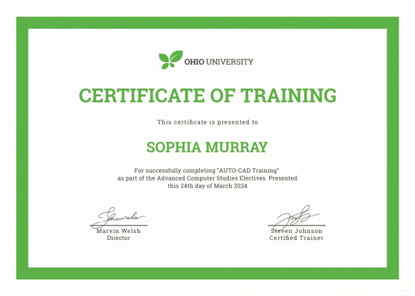 Dog Training Certificate Template Inspirational Training Certificate Template 27 Free Word Pdf Psd