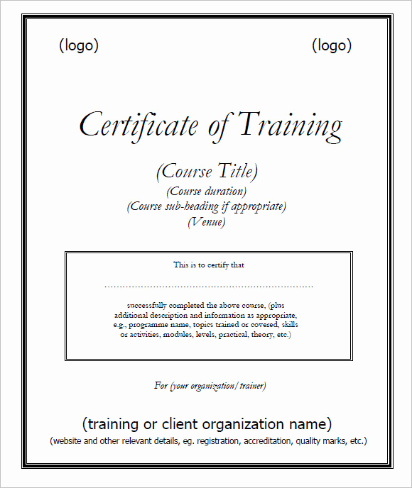 Dog Training Certificate Template Luxury Service Dog Certificate Pdf