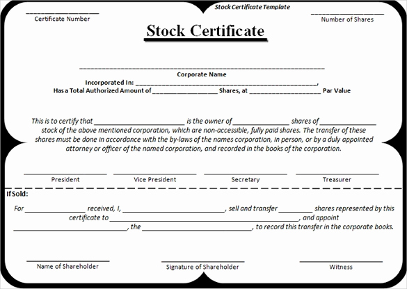 Download Stock Certificate Template Beautiful 22 Stock Certificate Templates Word Psd Ai Publisher