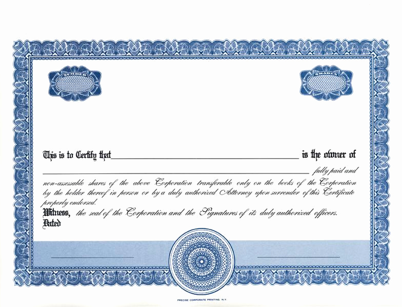 Download Stock Certificate Template Elegant Sharestock Certificate Template Word