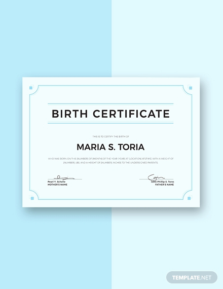 Editable Birth Certificate Template Awesome Free Birth Certificate Template Download 269