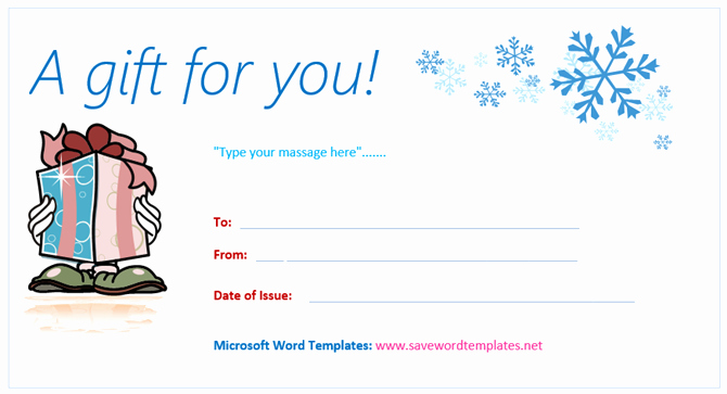 Email Gift Certificate Template Beautiful Get A Free Gift Certificate Template for Microsoft Fice