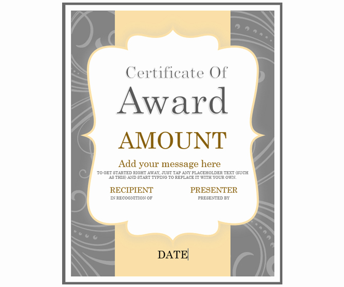 Email Gift Certificate Template Elegant Get A Free Gift Certificate Template for Microsoft Fice