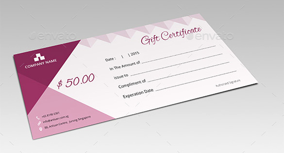 Email Gift Certificate Template Luxury 7 Email Gift Certificate Templates Free Sample Example