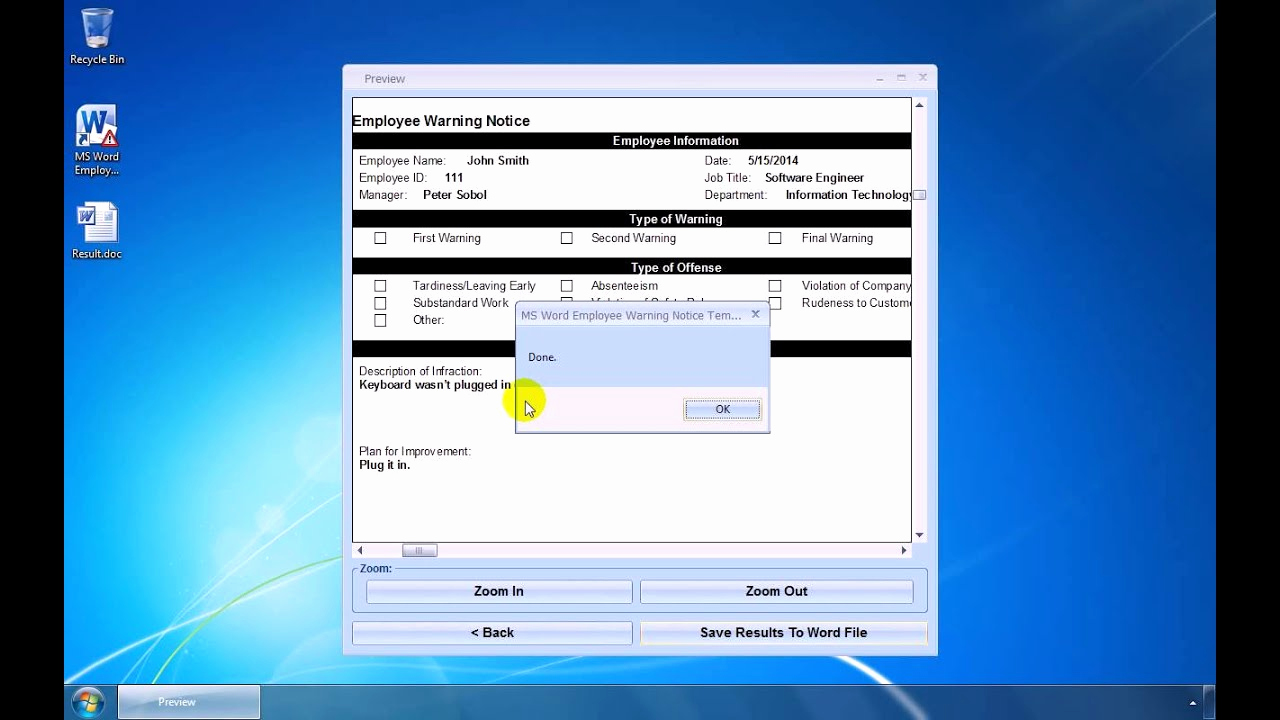 Employee Warning Notice Template Word Unique How to Use Ms Word Employee Warning Notice Template