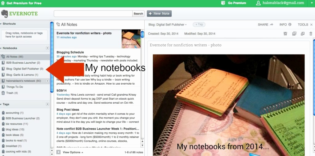 evernote templates