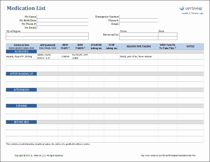 Evernote to Do List Template Awesome are Your Medications Ting A Little Plicated to Keep