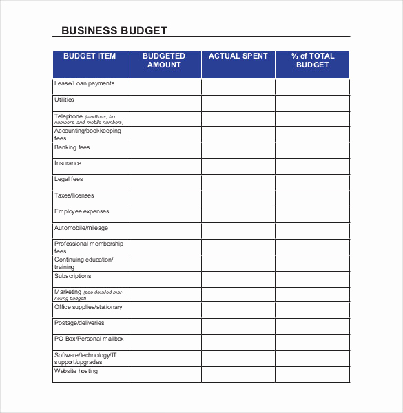 Excel Business Budget Template Best Of 18 Sample Business Bud Templates Word Pdf Apple