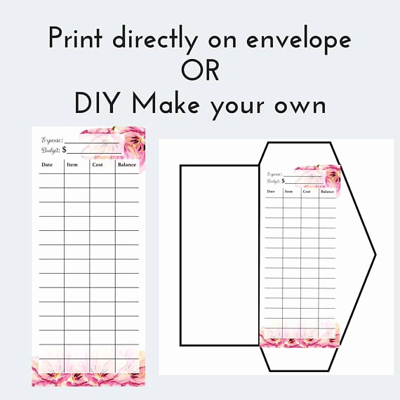 Excel Envelope Budget Template Awesome Printable Cash Envelopes and Bud Planner Dave Ramsey