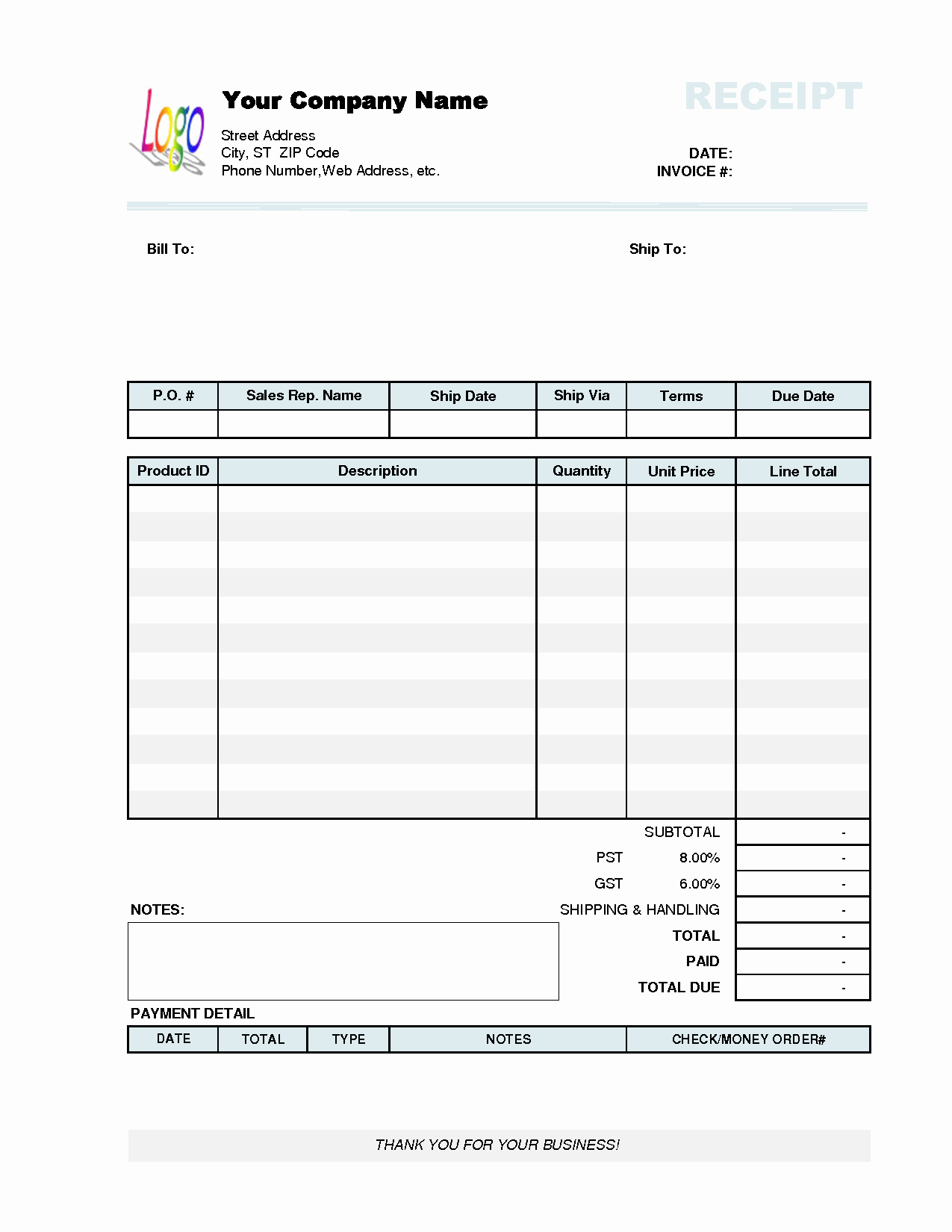 Excel Invoice Template 2003 Best Of Download Microsoft Fice 2003 Receipt Templates