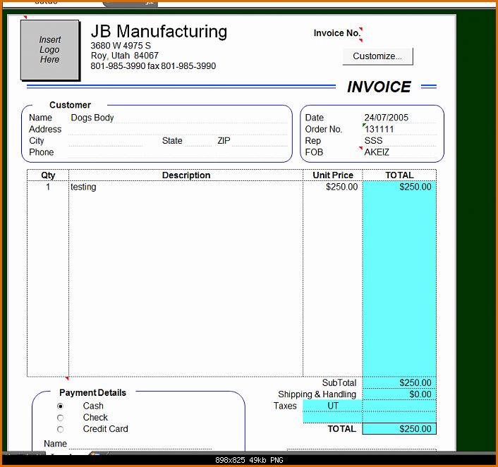 Excel Invoice Template 2003 Lovely 10 Microsoft Excel Invoice Template