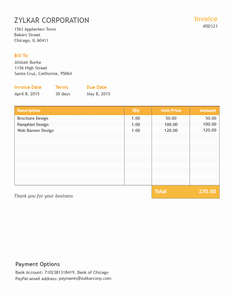 Excel Invoice Template 2003 Lovely Free Excel Invoice Template Zoho Invoice